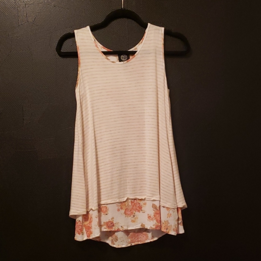 Flowy floral tank